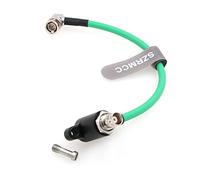 SZRMCC SDI Protector Cable 12G 6G HD SDI Right Angle BNC Surge Overvoltage Circuit Protector Isolator Video Cable for RED Komodo ARRI Alexa Sony (Green-Elbow 30cm)