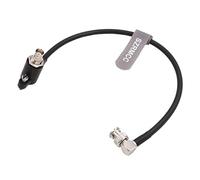 SZRMCC SDI Protector Cable 12G 6G HD SDI Right Angle BNC Surge Overvoltage Circuit Protector Isolator Video Cable for RED Komodo ARRI Alexa Sony（Black-Elbow 20cm）