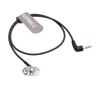 SZRMCC Tentacle Sync Right Angle 3.5mm TRS to BNC Timecode Cable for ARRI Camera C300 C500 F55 PDW-700 (50cm)