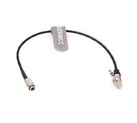 SZRMCC Ultrasync One DIN 1.0 2.3 BNC to Right Angle 3.5mm Jack Timecode Cable for DSLR Cameras