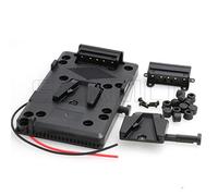 SZRMCC V-Mount V-Lock Battery Mount Plate Camera Power Supply Stations Adapter Plate with D-Tap Female Output