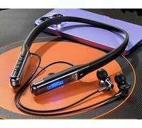 SZSCHENG Cross border Berlin Voice Bluetooth earphones with ultra long battery life, high battery capacity, sports neck style earphones, Bluetooth