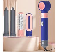 szseynmy Hair Dryer Brush, 5-in-1 Upgrade, One Step Professional Hot Air Brush, Auto Air Curlers, Purple, ABS Material, 600W