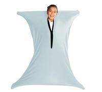 SZSMART Sensory Body Sock for Adult, 65"x29" Full-Body Wrap Stretchy Body Sox to Relieve Stress for Adult with Autism, Anxiet (Grey, XL/163-191cm)