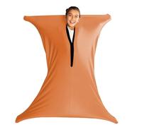 SZSMART Sensory Body Sock for Adult, 65"x29" Full-Body Wrap Stretchy Body Sox to Relieve Stress for Adult with Autism, Anxiet (Orange, XL/163-191cm)