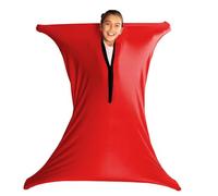 SZSMART Sensory Body Sock for Adult, 65"x29" Full-Body Wrap Stretchy Body Sox to Relieve Stress for Adult with Autism, Anxiet (Red, XL/163-191cm)