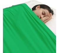SZSMART Sensory Compression Sheet for Kids, Lycra Elastane Bed Sheet, Breathable Sensory Blanket to Relieve Stress for Children with Autism, Anxiety (Green, Small/69x132cm)