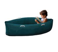 SZSMART Sensory Pea Pod Chair for Kids, Inflatable Hugging Peapod Couch Air Lounger Chair to Relieve Stress for Children with Autism (PeacockGreen)