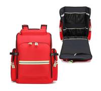 SZSXYBZ Customize What You Need First Aid Bag Empty Emergency Bag First Responder Trauma Multi-Pocket Traveling Field Trips Camping Essentials, Reflective Trauma Bag(Red,55x37x25cm)