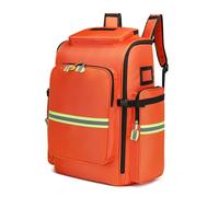 SZSXYBZ Customize What You Need First Aid Bag Empty Emergency Bag First Responder Trauma Multi-Pocket Traveling Field Trips Camping Essentials, Reflective Trauma Bag(Orange,60x40x30cm)