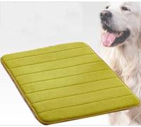 SZSXYBZ Danchen Dog Bed Cat Mat 60x40cm Washable Dog Crate Mattress Soft Thin Foam Pet Beds Kennel Pad Orthopedic Dog Pillow Cushion Padding, Non-Slip(Green,XL-100x60cm)
