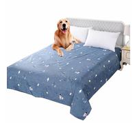 SZSXYBZ Dog Cat Bed Blanket Sofa Cover, Pet Dog Mattress Furniture Protector, Washable Furniture Protective Cover Waterproof Pet Blanket Bed Sheet(Blue,250x230cm)