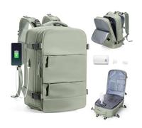 SZSYCN Vacuum Backpack Travel Bag With Pump New Ryanair Cabin Bags 40x30x20 Underseat Carry On Baggage with Compression System For Flights Waterproof Laptop Backpack With USB Port Shoe Compartment