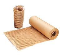SZSYumUnion Honeycomb Packing Paper Roll, Alternative to Bubble Wrap for Moving House, Packing Peanuts, Shipping Breakables, Packaging Paper Roll