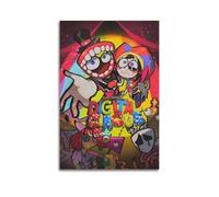 SZTIANCAI The Amazing Digital Circus Anime Poster Bedroom Living Room Wall Decor Poster Aesthetics Art Deco 12x18inch(30x45cm) Unframe-style