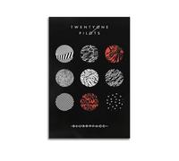 SZTIANCAI Twenty One Pilots Poster BlurryFace Album Poster Bedroom Living Room Wall Decor Poster Aesthetics Art Deco 16x24inch(40x60cm) Unframe-style