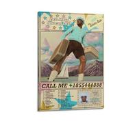 SZTIANCAI Tyler The Creator Posters Call Me If You Get Lost Album Poster Bedroom Living Room Wall Decor Poster Aesthetics Art Deco 12x18inch(30x45cm) Frame-style