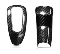 SZTMYVUW Car Interior Compatible with Cadillac for Ct6 for Xt4 2019 2020 Car Gear Shift Head Cover Carbon Fiber Gear Shift Knob Trim Frame Decorative Accessories