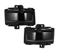 SZTMYVUW Compatible With F-250 F-350 Side Mirror Turn Signal Light FL3Z13B375CA White Yellow Black Lens 1 Pair Dynamic Turn Signal Light Rearview Mirror Indicator