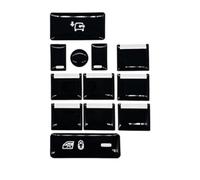 SZTMYVUW Repair stickers Compatible With Range For Rover For Sport L494 For Vogue L405 For Discovery 5 Black Button Cover Mode Car Stickers Tuning Door Lock(Window control)
