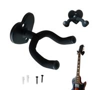 Sztqqing Guitar Wall Mount Hanger with Protective Sponge, Metal Hook Holder for Electric Acoustic Bass Ukulele Guitars, Black Display for Home Studio(Heart Shape)