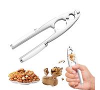 Sztqqing Nutcracker for walnuts and hazelnuts, robust walnut cracker and hazelnut cracker made of die-cast zinc with non-slip handle, ideal as a lobster cracker and crab cracker for all nuts
