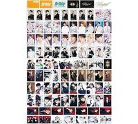 SZTVECFW Ateez Pack of 94 Stickers Birthday Ateez Stickers for Laptop and Telephone Decoration Fans