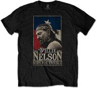 SZUKCN Willie Nelson Unisex T-Shirt Born for Trouble