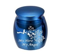 szvbofueck Aluminium Keepsake, Choose from Unique Colours, Sharing, Personal for Pet or Human, in Your Heart, Blue Pull Stop Collar Greyhound (Blue, One Size)