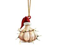 szvbofueck Christmas Ornament Adorable Design for Holiday Decor Tree Decoration Or for Lovers Black Hanging (Beige, One Size)