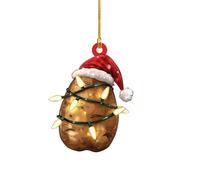 szvbofueck Christmas Ornament Adorable Design for Holiday Decor Tree Decoration Or for Lovers Swinging Baby (F, One Size)