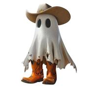szvbofueck Decorate the Cowboy for Halloween, Decorate the Figures for Home, Table Decoration, Garden, Football Holder Wall (White, One Size)