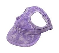 szvbofueck Dog Hat Canvas Dog Sun Hat Dogs Baseball Cap 2024 New Batik Outdoor Dog Cat Sun Hat Dog Travel Sports Hat Adjustable Pet Sun Hood with Ear Holes Birthday Cake (D, XL)