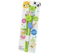 szvbofueck Panda Animal Chopsticks Helpers, Reusable Eating Training Tools, Cute Tableware, Learning Tools, Kitchen Utensils and Gadgets Round Black Placemats (C, One Size)