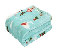szvbofueck Reindeer Christmas Blanket, Warm and Comfortable, A Winter Home Decoration, A Must Have for Friends and Family, Perfect for Creating A Festive Atmosphere Bed Throw with Pillow (C, A)