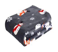 szvbofueck Reindeer Christmas Blanket, Warm and Comfortable, A Winter Home Decoration, A Must Have for Friends and Family, Perfect for Creating A Festive Atmosphere Bed Throw with Cushion (F, A)