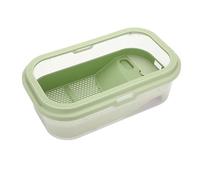 szvbofueck Reptile Habitat, Turtle Habitat, Terrapin Lake, Reptile Aquarium with Platform Nesting Box for Squirrels (Green, S)
