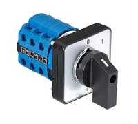 SZW26-20/0-4.3 Cam Switch 5 Positions 3 Sections 20A AC440V DC240V Three-Current Switch for Industrial Machines Automation with 0-1-2-3-4 Labelling Fireproof (64 x 64)