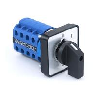 SZW26/LW26-20/0-4.4 20A 660V Poles 16 Terminals 64X64 Mm 48X48 Panel Changeover Rotary Cam Switch 1Pcs(0-4.4 01234 48X48mm)