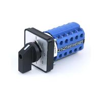 SZW26/LW26-20/0-5.5 20 Terminals 5 Poles 20A 660V 64X64 Mm 48X48 Mm Panel Transfer Changeover Cam Switch IDGTTLDF(0-5.5 64X64mm)