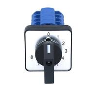 SZW26/LW26-20/0-8.4 20A 4 Poles 64mm Panel 0-8 9 gears Connected Cam Reversing Changeover Switch Controllers