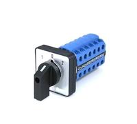 SZW26/LW26-20 1-0-2 6 Phase 20A 660V 64X64 48X48 mm Panel Transfer Rotary Switch Changeover Control Switch IDGTTLDF(D606.6 1 0 2 48X48mm)