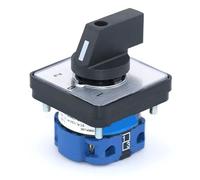SZW26/LW26-20 20A 660V 4 Screws 1 Phase Terminals 64X64 48X48 Mm Panel Changeover Cam Switch 1Pcs(D101.1 1 0 2 48X48mm)