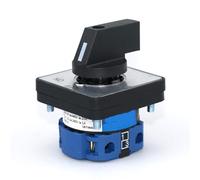 SZW26/LW26-20 20A 660V ON OFF 2 Positions Rotary Changeover Cam Switch 64X64mm 48X48 Mm Panel 1Pcs(C02.1 OFF ON 48X48mm)