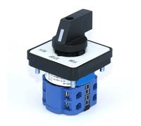 SZW26/LW26-20 20A 8 Terminals 2 Phase Cam Changeover Rotary Switch 64X64 48X48 Mm Panel 1Pcs(D202.2 F S R 48X48mm)