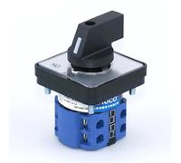 SZW26/LW26-20 20A ON OFF 8 Terminals 2 Position Changeover Cam Rotary Switch 64X64/48X48 Mm 1Pcs(C04.2 OFF ON 64X64mm)