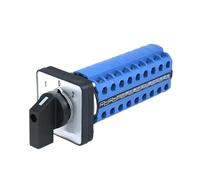 SZW26/LW26-20 3 Position 9 Poles 36 Terminals 20A Transfer Changeover Cam Selector Switch 64X64 48X48 mm Panel IDGTTLDF(1 0 2 Panel 48X48mm)