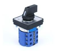 SZW26/LW26-20 3NO3NC ON OFF ON 3 Gears Dual Power Changeover Switch Button Positions 64/48mm Panel 1Pcs(D303.3 ON OFF ON 48)