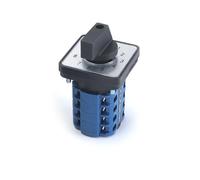 SZW26/LW26-20 4 Poles 16 Terminals 20A 660V 64X64/48X48 Mm Panel Cam Rotary Changeover Switch 1Pcs(0-4.4 01234 48X48mm)