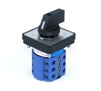 SZW26/LW26-20 6 Position 3 Phase 12 Screws 20A Rotary Change Cam Switch 64X64 48X48 Mm Panel 1Pcs(0-5.3 012345 64X64mm)